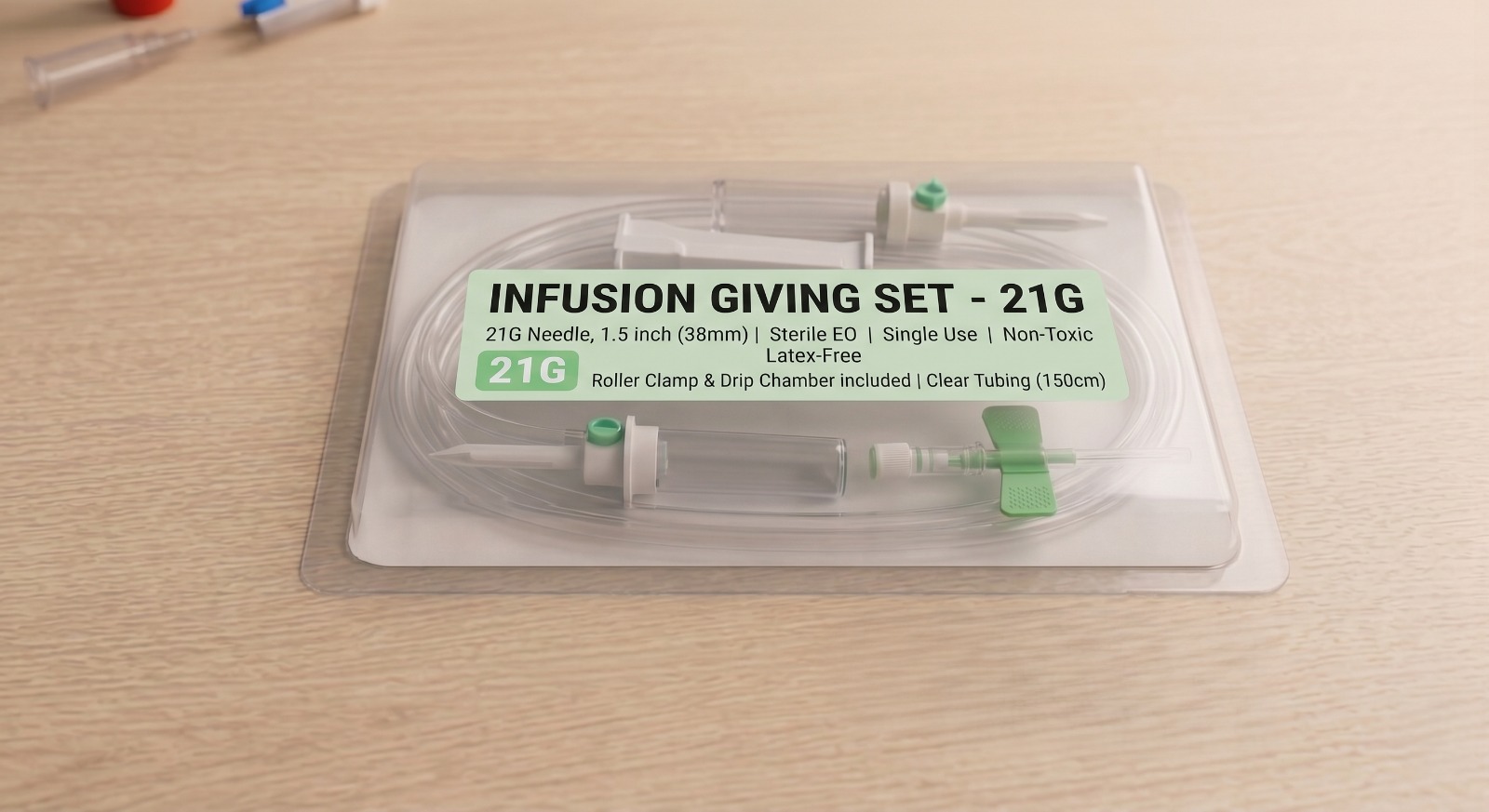 Infusion Giving Set (21G Needle)